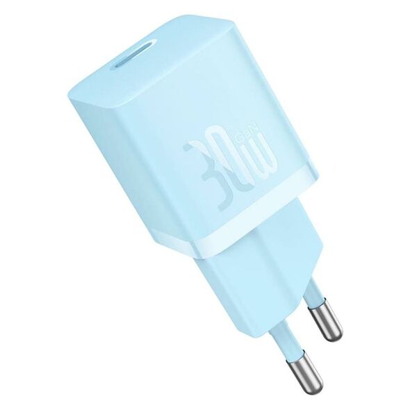 Baseus Mini wall charger GaN5 30W (blue) (CCGN070603) (BASCCGN070603) έως 12 άτοκες Δόσεις