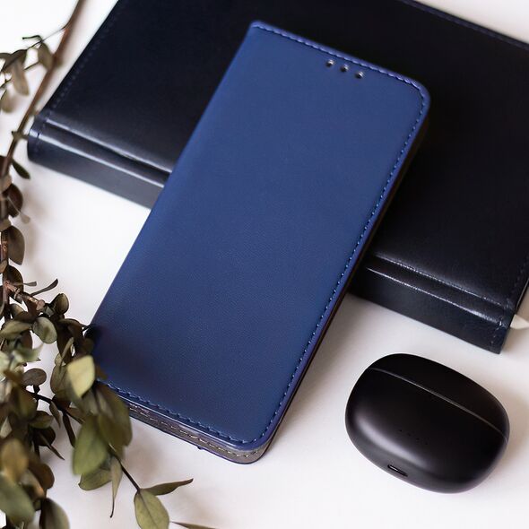 Smart Magnetic case for Xiaomi Redmi Note 13 4G navy blue