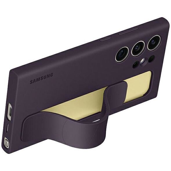 Samsung Standing Grip Case for Samsung Galaxy S24 Ultra dark purple