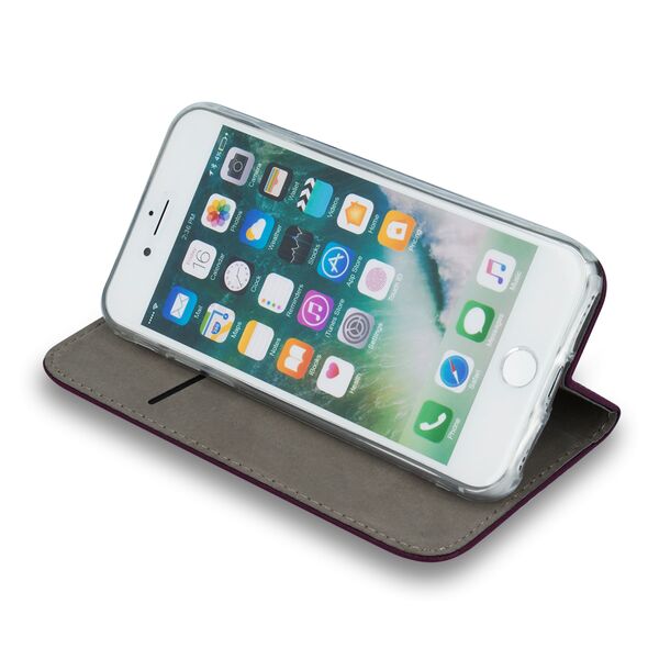 Smart Magnetic case for Realme 10 4G burgundy