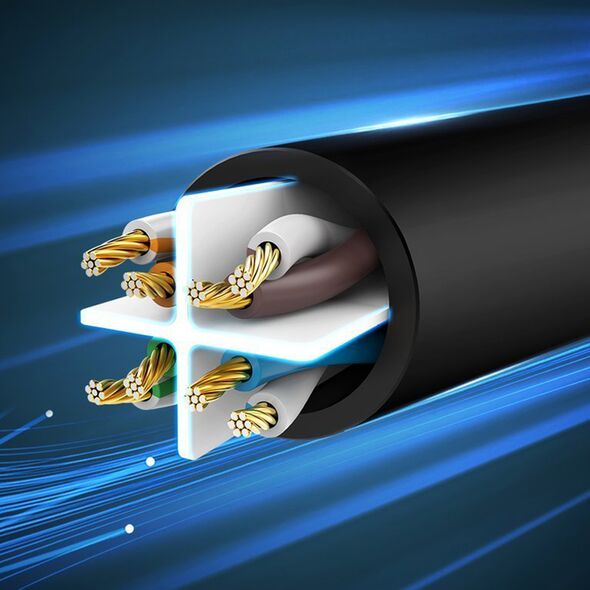 Ugreen Ugreen - Ethernet Cable (20164) - Pure Copper Plated with Gold UTP Cat 6 Cable, 1000Mbps, 10m - Black 6957303821648 έως 12 άτοκες Δόσεις