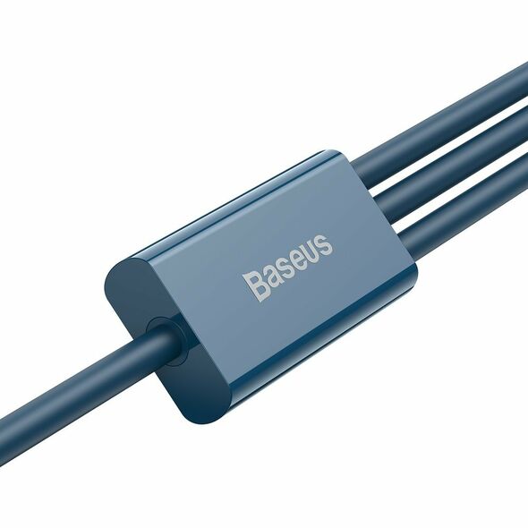 Baseus Baseus - Data Cable Superior Series (CAMLTYS-03) - USB to Type-C, Micro-USB, Lightning, Fast Charging 3.5A, 1.5m - Blue 6953156205543 έως 12 άτοκες Δόσεις