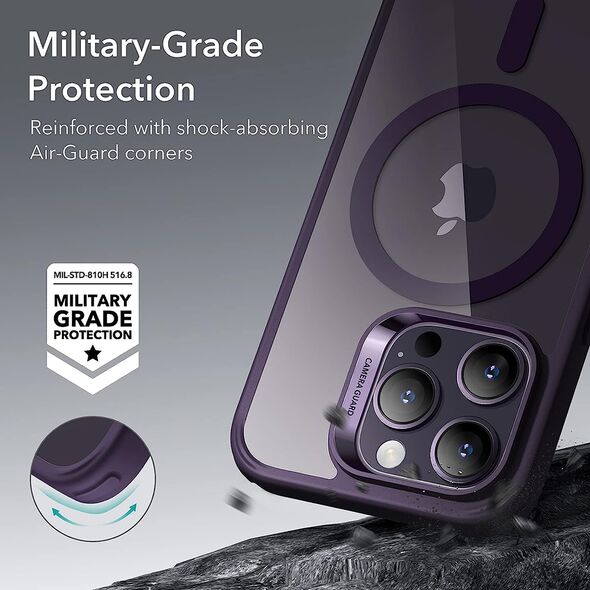 ESR Husa pentru iPhone 14 Pro - ESR Classic Hybrid HaloLock - Clear Purple 4894240175620 έως 12 άτοκες Δόσεις