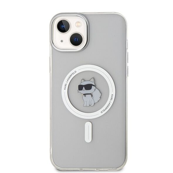 Karl Lagerfeld case for iPhone 15 Plus 6,7&quot; KLHMP15MHFCCNOT transparent HC Magsafe IML C 3666339162405