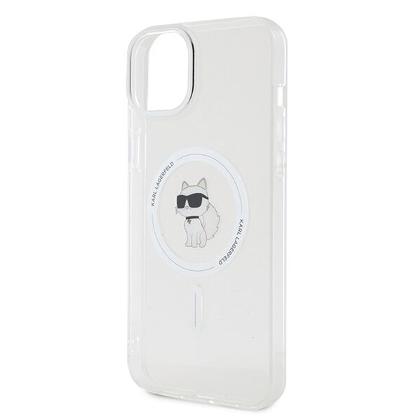 Karl Lagerfeld case for iPhone 15 Plus 6,7&quot; KLHMP15MHFCCNOT transparent HC Magsafe IML C 3666339162405