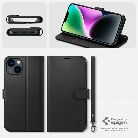 Spigen Wallet S case for iPhone 14 6,1&quot; black 8809811868463