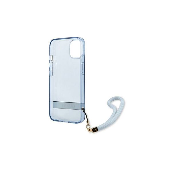 Guess case for IPhone 13 6,1&quot; GUHCP13MHTSGSB hard case blue PC/TPU Translucent 3666339040680