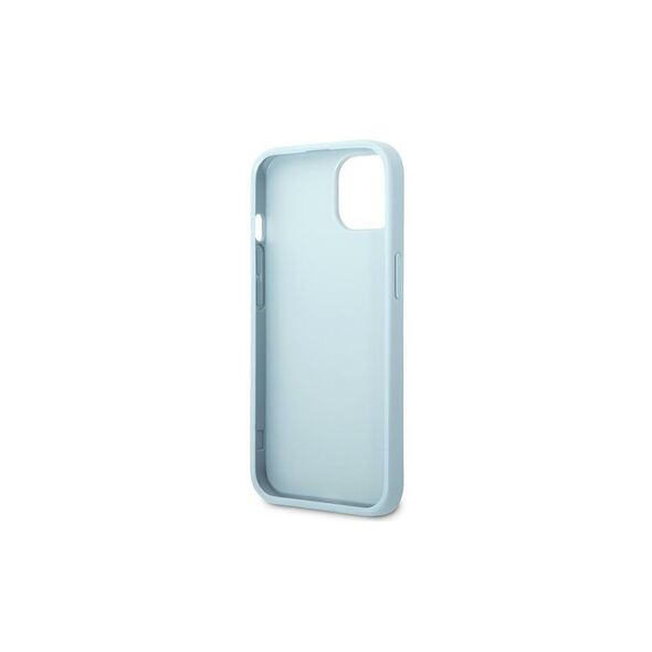Guess case for iPhone 13 6,1&quot; GUHCP13MPS4MB blue hardcase Saffiano 4G Small Metal Logo 3666339048013