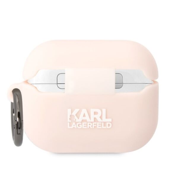 Karl Lagerfeld case for Airpods Pro KLAPRUNCHP pink 3D Silicone NFT Karl 3666339087968