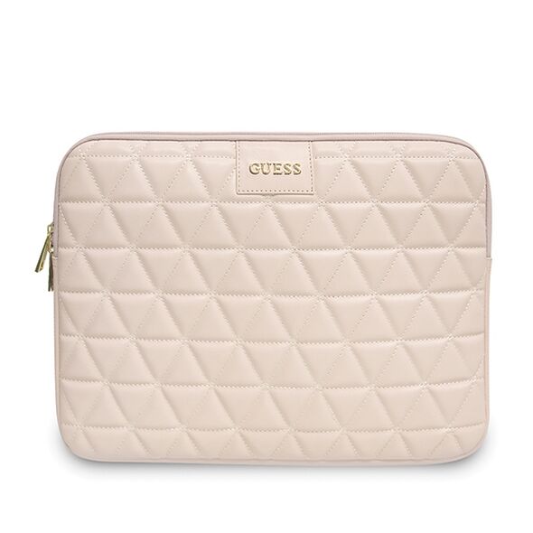 Guess sleeve GUCS13QLPK 13&quot; pink Quilted 3700740471579