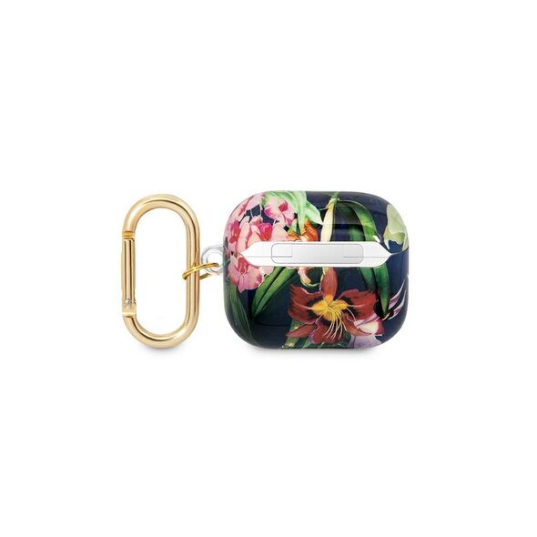 Guess case for Airpods 3 GUA3HHFLB blue Flower 3666339047290
