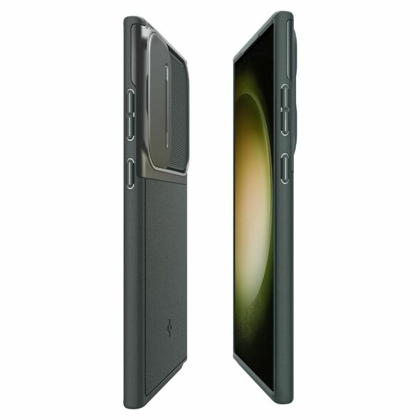 Spigen case Optik Armor for Samsung Galaxy S23 Ultra Abyss green 8809896744263