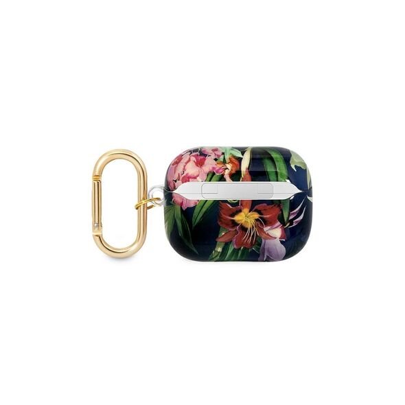 Guess case for Airpods Pro GUAPHHFLB blue Flower 3666339047283