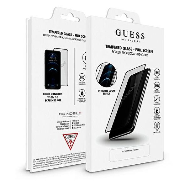 Guess tempered glass for iPhone 12 Pro Max 6,7&quot; GUSPP12LSLTR Vintage Magic Logo 3700740495605