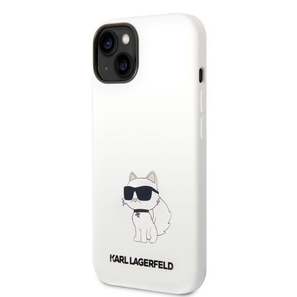 Karl Lagerfeld case for iPhone 14 Plus 6,7&quot; KLHCP14MSNCHBCH white HC Silicone NFT Choupette 3666339086770