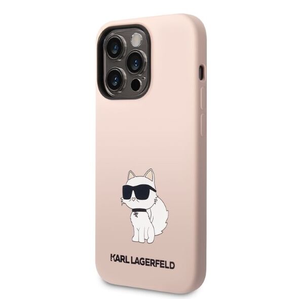 Karl Lagerfeld case for iPhone 14 Pro Max 6,7&quot; KLHCP14XSNCHBCP pink hardcase Silicone Choupette 3666339086718