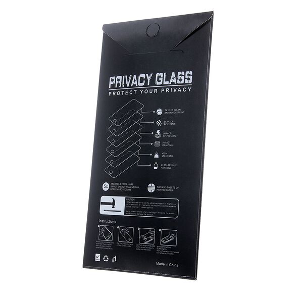 Tempered glass Privacy for iPhone 12 / 12 Pro 6,1&quot; 5900495043177