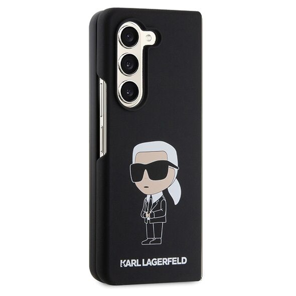 Karl Lagerfeld case for Z Fold5 KLHCZFD5SNIKBCK black Silicone Ikonik 3666339174064