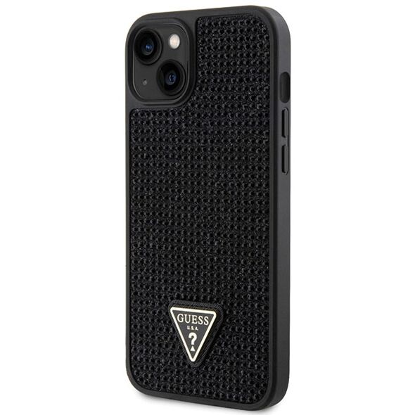 Guess case for iPhone 14 Plus 6,7&quot; GUHCP14MHDGTPK black hardcase Rhinestone Triangle 3666339120023