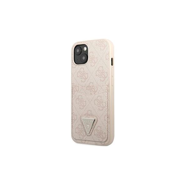 Guess case for iPhone 13 Pro / 13 6,1&quot; GUHCP13LP4TPP pink hardcase 4G Triangle Logo Cardslot 3666339047740