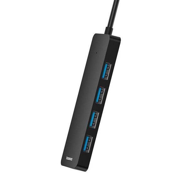 USB hub Baseus UltraJoy, 4 Port, USB to 4xUSB 3.0, 1.0m, Black - 12075 έως 12 άτοκες Δόσεις