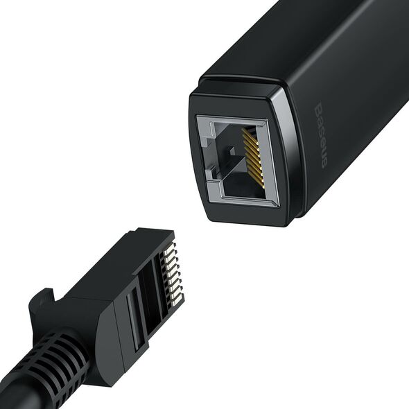 Network adapter Baseus Lite, Type-C to RJ45, 1000Mbps, Black - 40387 έως 12 άτοκες Δόσεις