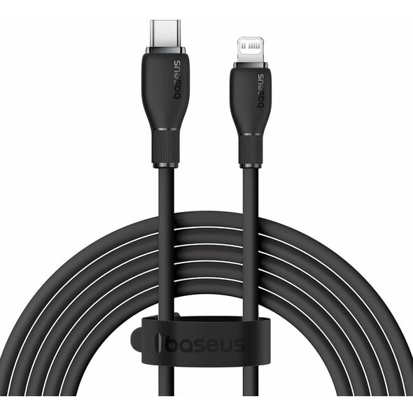 Data cable Baseus Pudding, Type-C - Lightning, 20W, 2.0m, Black - 40435 έως 12 άτοκες Δόσεις