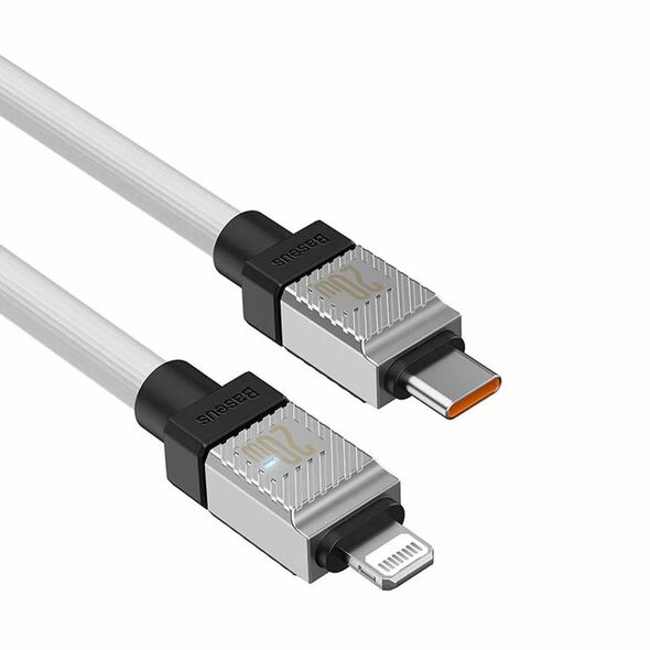 Data cable Baseus CoolPlay, Type-C - Lightning, 20W, 1.0m, White - 40453 έως 12 άτοκες Δόσεις