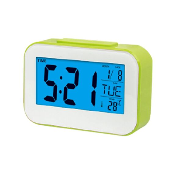 Επιτραπέζιο Ρολόι με Θερμόμετρο, Ξυπνητήρι και Ημερολόγιο