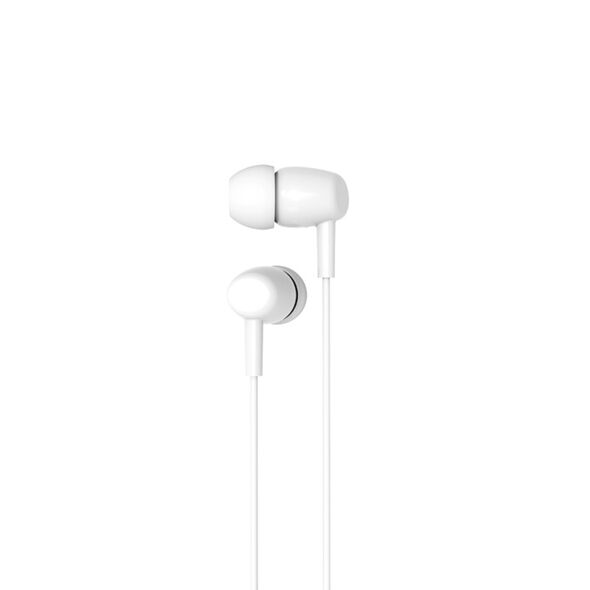 XO wired earphones EP50 jack 3,5mm white 1pcs 6920680826186