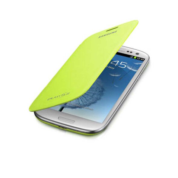 Samsung Θήκη Book Samsung EFC-1G6FMECINU για i9300 Galaxy S3 ( S III ) Ανοιχτό Πράσινο Bulk 07783 07783