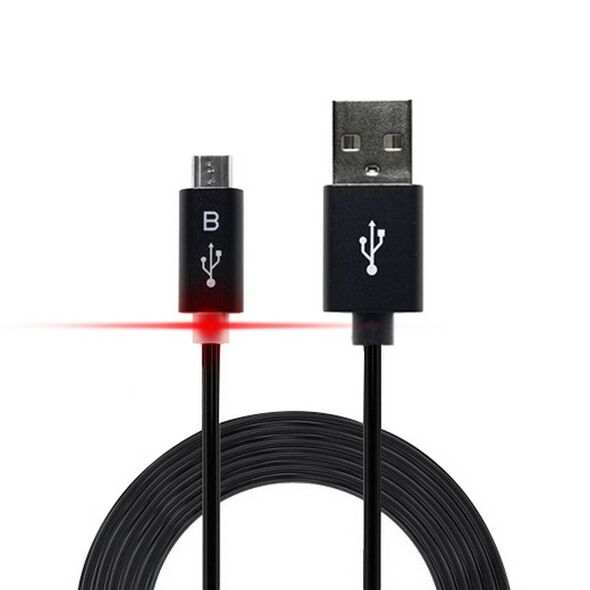 Ancus Καλώδιο σύνδεσης Ancus Smart LED USB σε Micro USB με Ενισχυμένες Επαφές Μαύρο 1.2m 19480 5210029051425