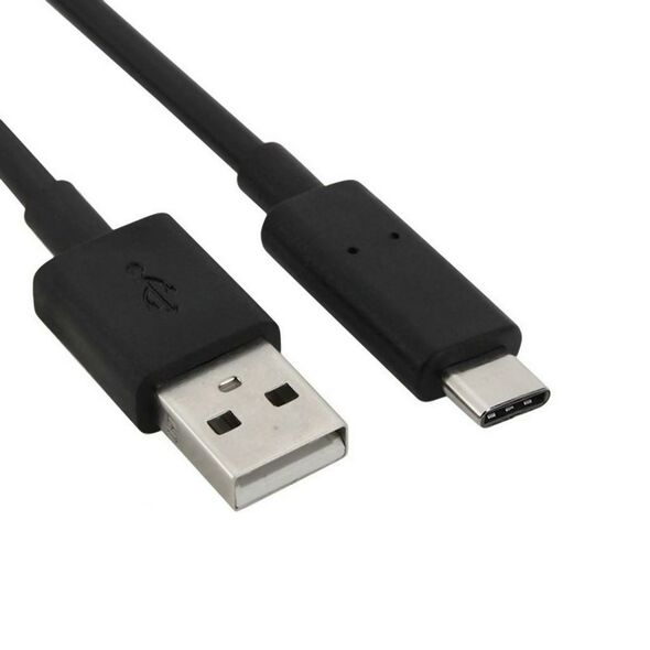 Ancus Καλώδιο σύνδεσης Ancus USB σε USB-C 2,1Α Μαύρο 1m 21951 5210029057113