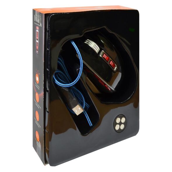 VS Ενσύρματο Ποντίκι Lanhear 9D Mechanical Gaming Mouse με 9 Πλήκτρα και 4000 DPI Μαύρο 24087 6922456750091