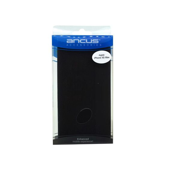 Ancus Θήκη Book Ancus Magnetic Canvas για Apple iPhone XS Max TPU Μαύρο 25920 5210029067884