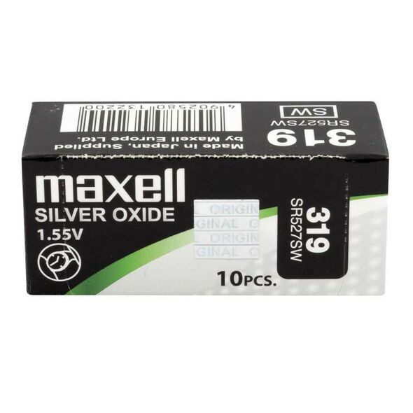 Maxell Buttoncell Maxell 319 SR527SW SR64 Τεμ. 1 30550 4902580132200