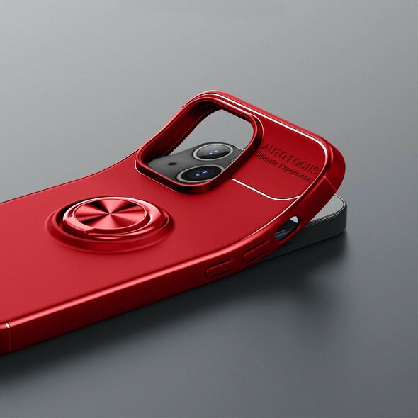 Ancus Θήκη Ancus AutoFocus Shock Proof με Ring Holder για Apple iPhone 13 mini  Κόκκινο 33099 5210029086885