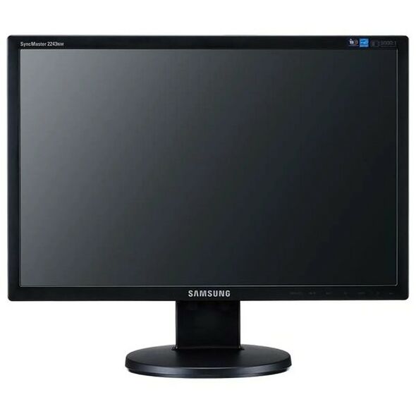 Samsung Refurbished Monitor SAMSUNG SYNCMASTER 2243BW 22" BLACK 1680x1050  με Εξόδους  DVI, VGA 36087 36087