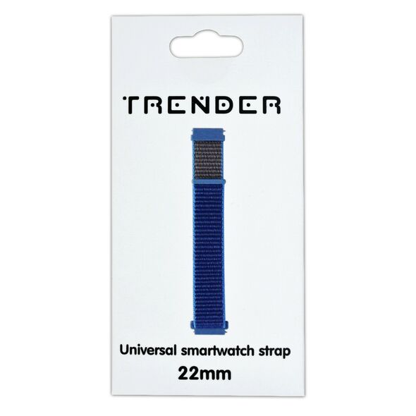 Trender Ανταλλακτικό Λουράκι Trender TR-NY22BL Nylon 22mm Μπλέ 36208 3822132275127