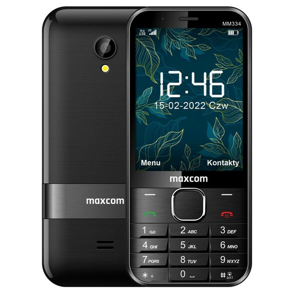 Maxcom MM334 3.2" με Bluetooth, Ραδιόφωνο, Κάμερα, Φακό και Μεγάλα Γράμματα Μαύρο + Φορτιστής Αυτοκινήτου Nokia Micro USB 38812 38812