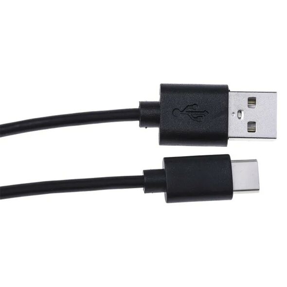 Καλώδιο σύνδεσης USB-C Μαύρο 30cm και Δώρο 2 σετ Earbuds 39116 39116
