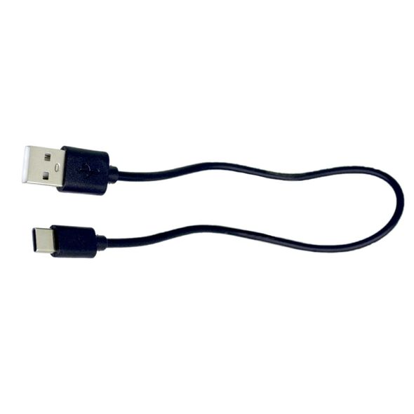 Καλώδιο σύνδεσης USB-C Μαύρο 30cm και Δώρο 2 σετ Earbuds 39116 39116