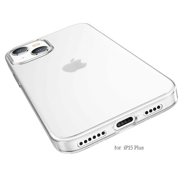 Hoco Θήκη Hoco TPU Light Series για Apple iPhone 15 Plus Διάφανη 39746 6942007605410