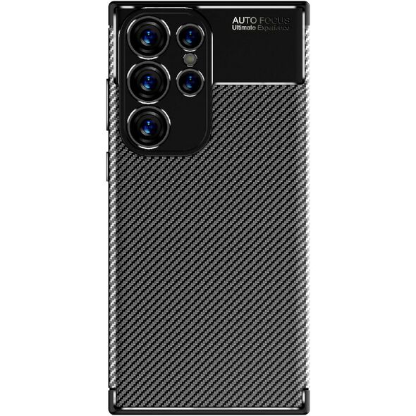 Ancus Θήκη Ancus AutoFocus Carbon Fiber για Samsung SM-S918B/DS Galaxy S23 Ultra 5G Μαύρη 40098 5210029107474