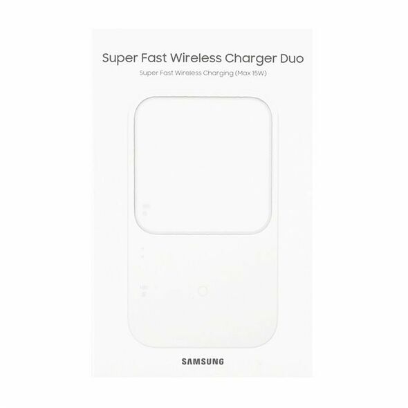 Samsung Βάση Ασύρματης Φόρτισης Samsung EP-P5400BWEGEU Duo 15W Λευκή 39561 8806092978546
