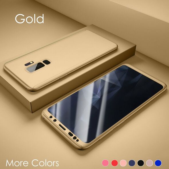 Full 360 case SAMSUNG J6+ gold 5902429909580