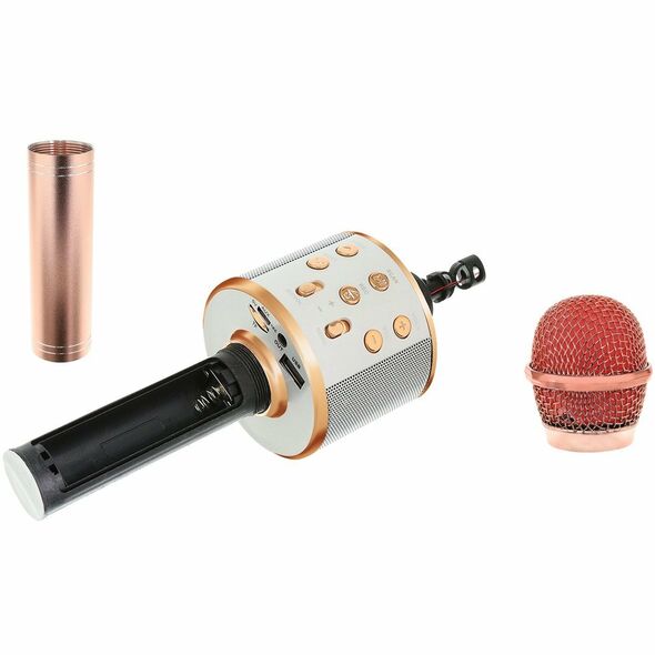 Wireless Microphone for Karaoke with Playback Controller light pink 5908222220792