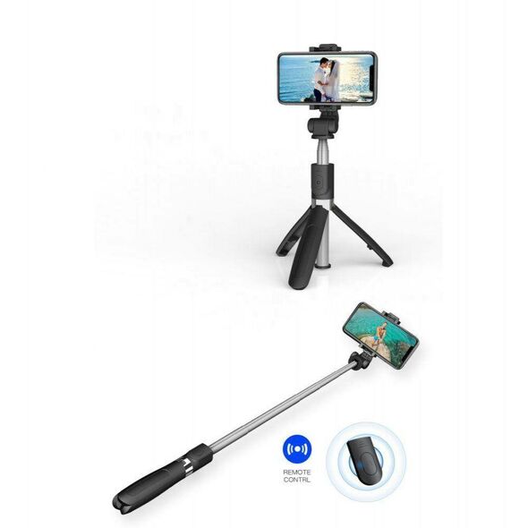 Wireless Selfie Stick Tripod for iOS / Android Tech-Protect L01S black 0795787711484