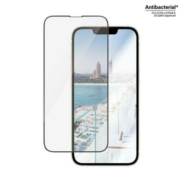 Tempered Glass 5D IPHONE 14 / 13 PRO / 13 PanzerGlass Ultra-Wide Fit Screen Protection Anti-reflective Antibacterial Easy Aligner Included (2787) 5711724027871