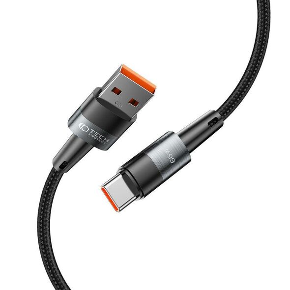 Cable 6A 66W 2m PD USB - USB-C Tech-Protect UltraBoost grey 9490713934142